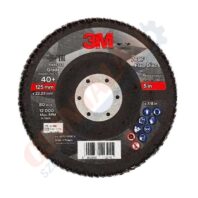 3M 769F lamellás csiszolókorong 125 mm, kerámia, T29, kúpos, acél, INOX, alumínium