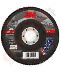 3M 769F lamellás csiszolókorong 125 mm, kerámia, T29, kúpos, acél, INOX, alumínium