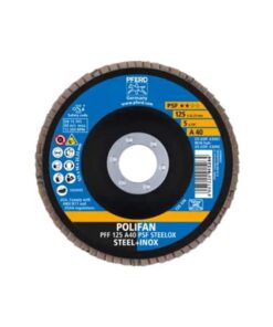 Pferd POLIFAN lamellás csiszolókorong PFF 125 x 22,23 mm A40, egyenes kialakítású