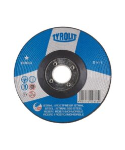 Tyrolit BASIC 2in1 tisztítókorong, 125 x 6 mm, acélhoz és rozsdamentes acélhoz