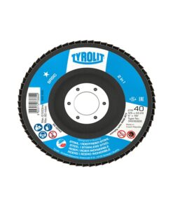 Tyrolit BASIC lamellás csiszolókorong 27A 125 x 22,23 mm Z40, kúpos kialakítású