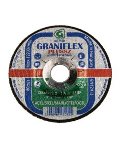 Gránit Graniflex Plussz tisztítókorong 230 x 6 mm, kúpos, acél