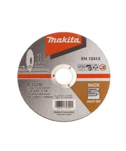 Makita vágókorong 125 x 1 x 22,23 mm, egyenes, INOX
