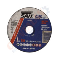 Sait vágókorong 125 x 1 x 22,23 mm, EK WINNER-TM A 60 P, egyenes, acél és INOX