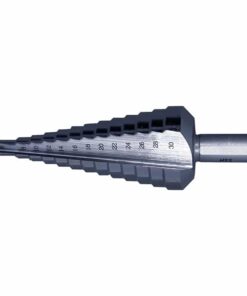 Lépcsős lemezfúró, 4-30 mm, HSS, 3 oldalról lapolt szárral, BUCOVICE TOOLS