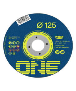 Tyrolit ONE vágókorong 125 x 1 mm, acél és INOX , egyenes, A 60 Q - BFO