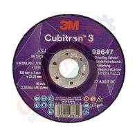3M CUBITRON 3 tisztítókorong 98647, 125 x 7 mm, kerámia szemcse, acél és INOX
