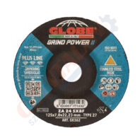 GLOBE GRIND POWER II tisztítókorong, 125 x 7 mm, cirkon szemcse, acél és INOX