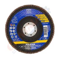 PFERD lamellás korong PFC, 125 mm, START STEELOX, cirkon, kúpos, acél és INOX ★☆☆☆